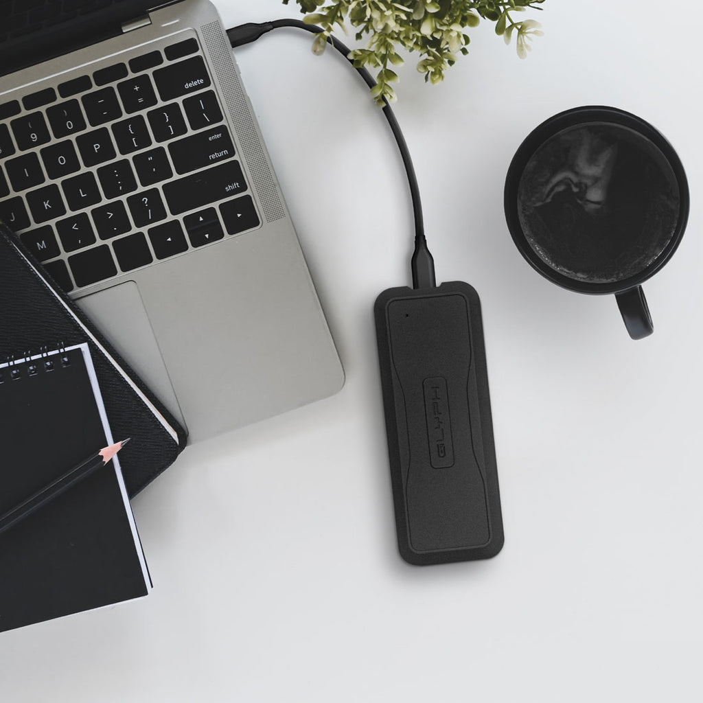 Glyph Atom EV SSD mobile external solid state drive USB 3.2 Gen 2 (USB 3.0, Thunderbolt 3 compatible) lifestlye