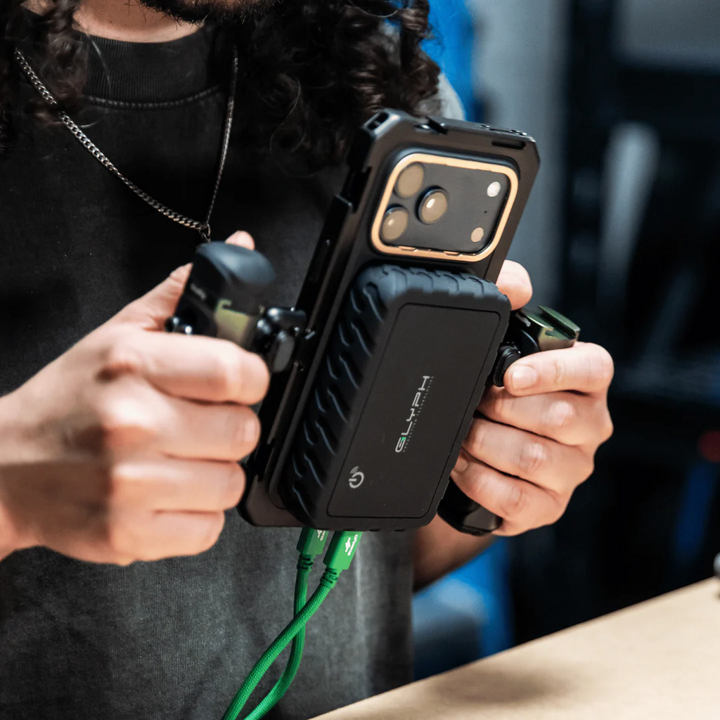 Glyph Atom EX80 on a camera