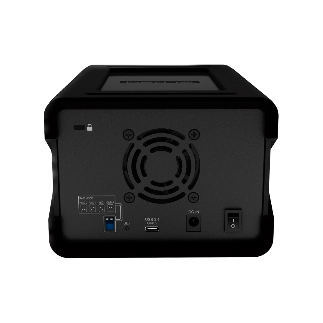 Glyph Blackbox Pro RAID 2-bay Enterprise Class 7200rpm hardware RAID USB-C (3.1 Gen2) rear