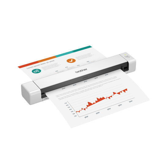 Brother DS-640 A4 mobile 15ppm document scanner USB 3.0 angle