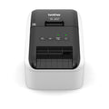 Brother QL-800 desktop USB 2.0 black and red printing label printer front