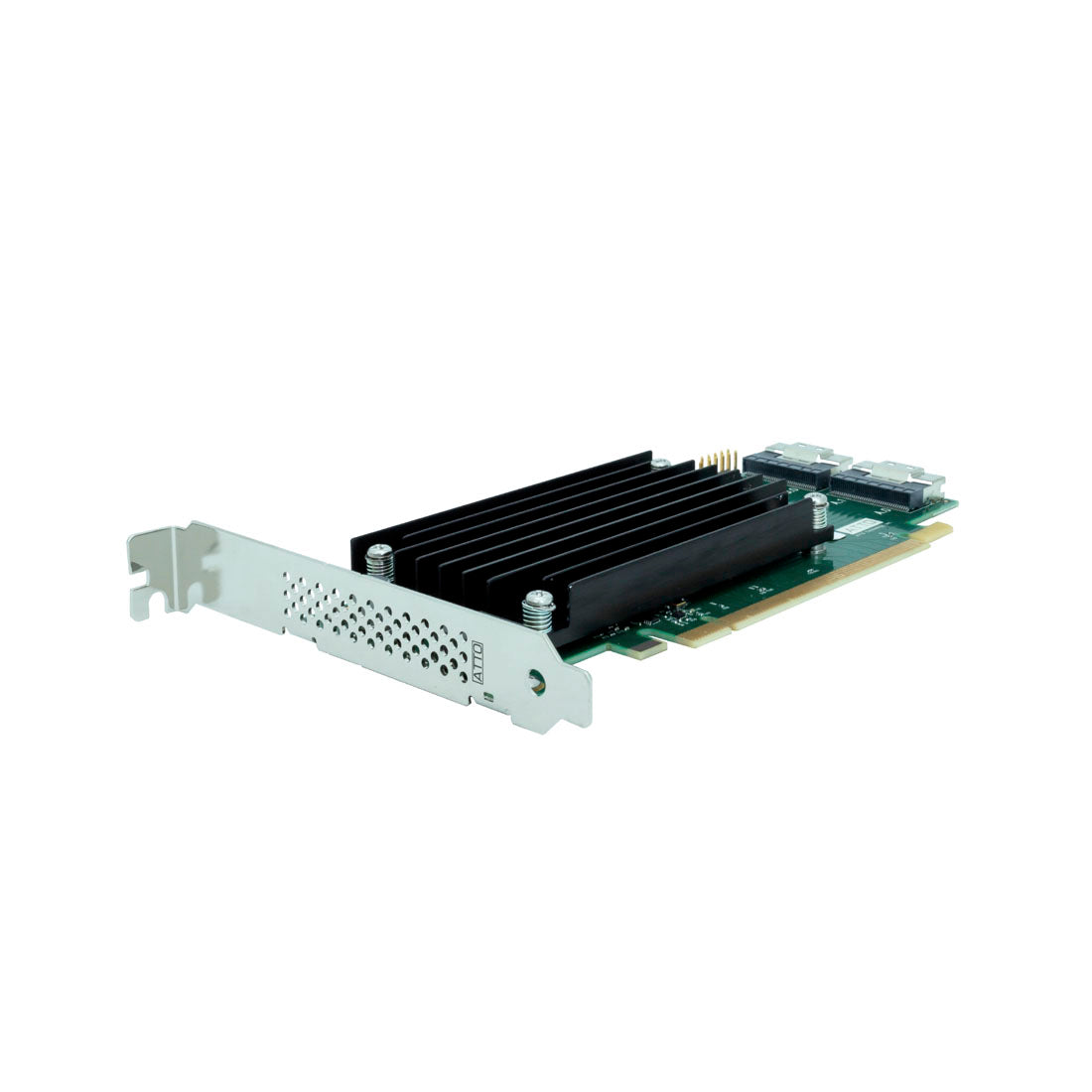 ATTO ExpressSAS H240F 16 port internal 24Gb/s SAS/SATA x16 PCIe 4.0 low profile Host Bus Adapter ESAH-240F-000