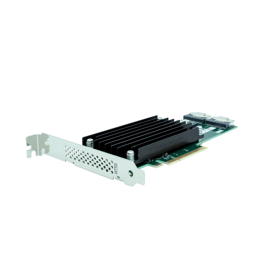 ATTO ExpressSAS H240N 24 port internal 24Gb/s SAS/SATA x16 PCIe 4.0 low profile Host Bus Adapter ESAH-240N-000