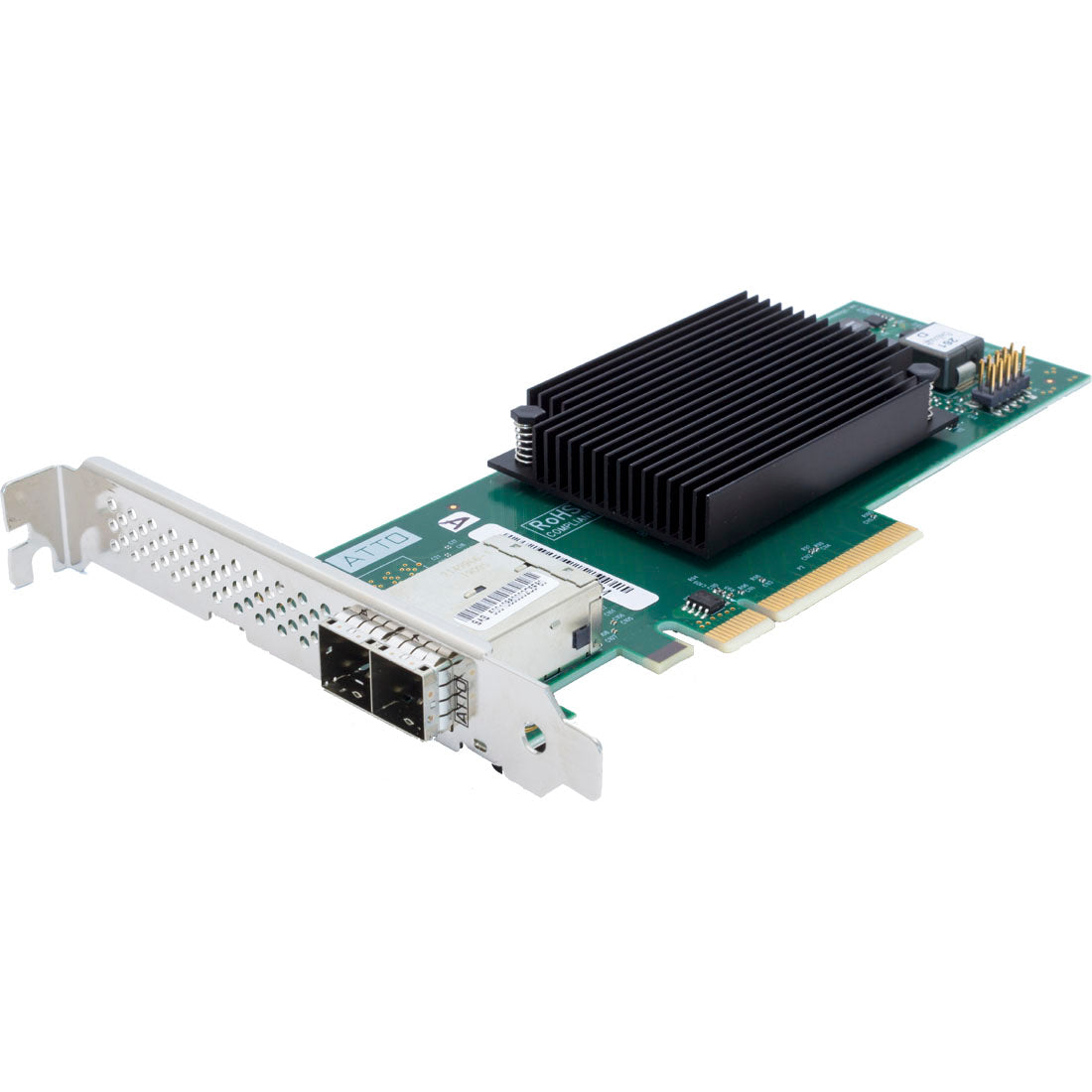 ATTO ExpressSAS H1280 GT 8 port external 12Gb/s SAS/SATA to PCIe 4.0 Host Bus Adapter ESAH-1280-GT0