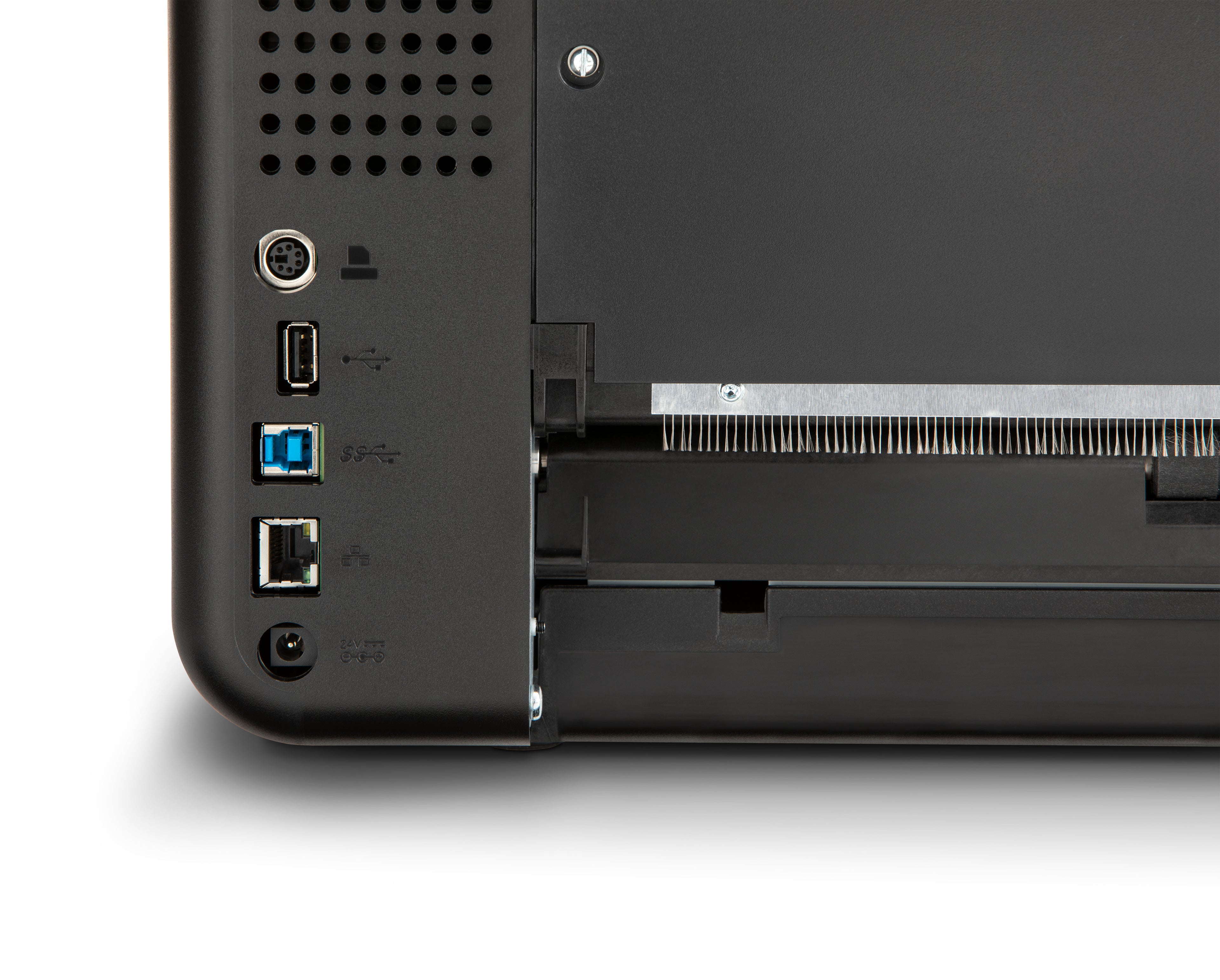 Kodak Alaris S3100 A3 document scanner 100ppm 600 dpi USB 3.2 Gen 1 (3.1 Gen 1) and Ethernet showing ports