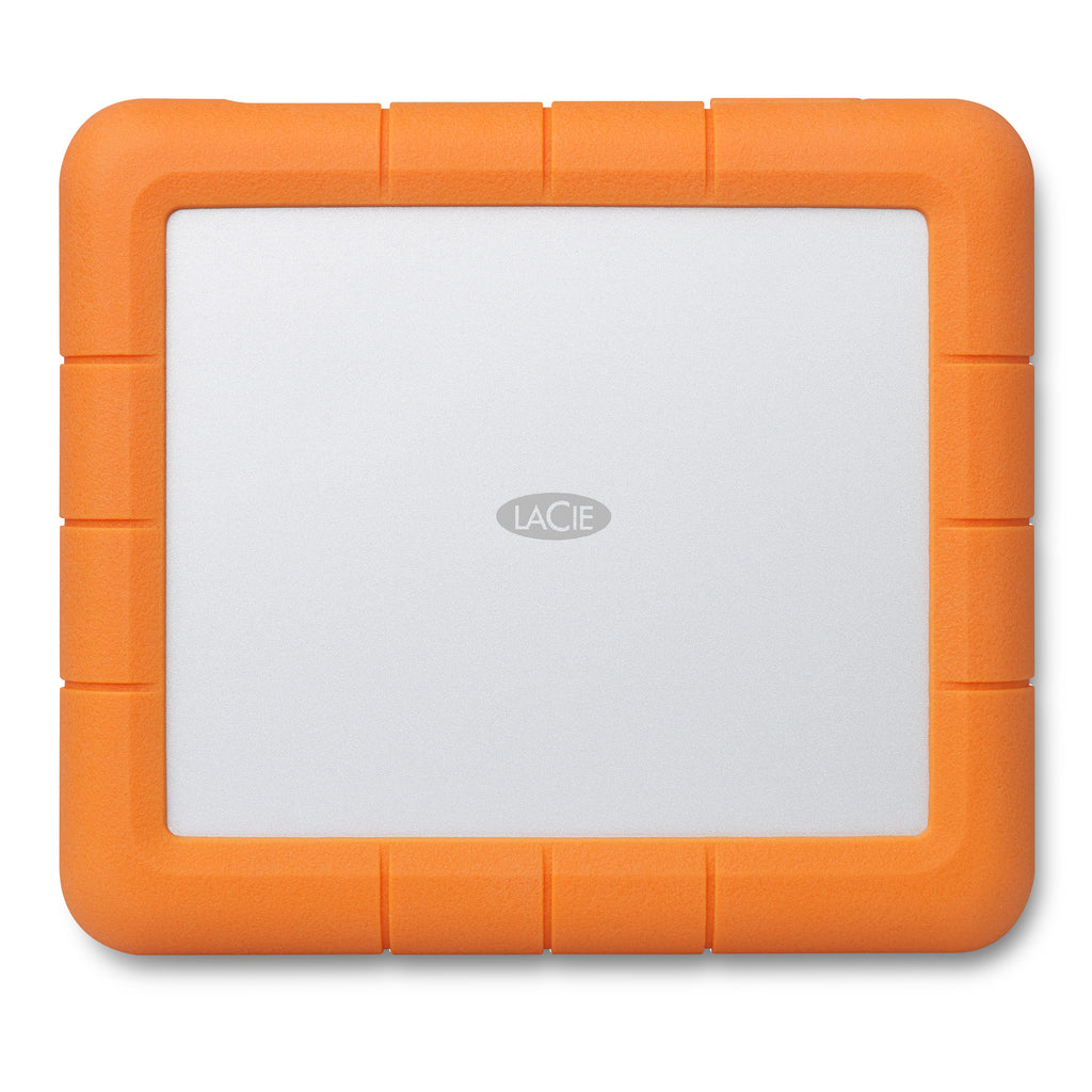 LaCie Rugged RAID Shuttle 8TB mobile 2-drive RAID 0 & 1 self-encrypting external hard drive USB-C (USB 3.0 & 2.0) STHT8000800
