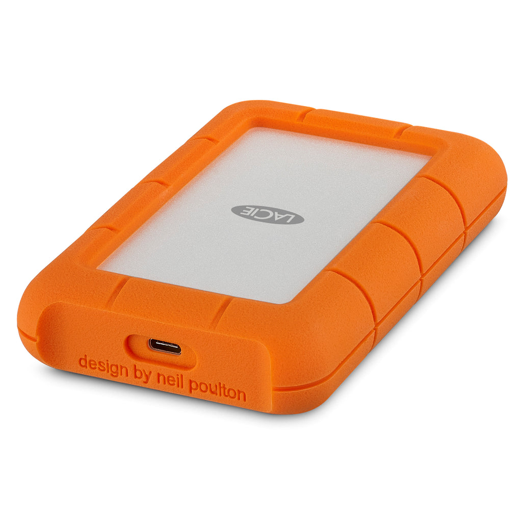 LaCie Rugged USB-C portable external hard drive 4TB 5TB hero
