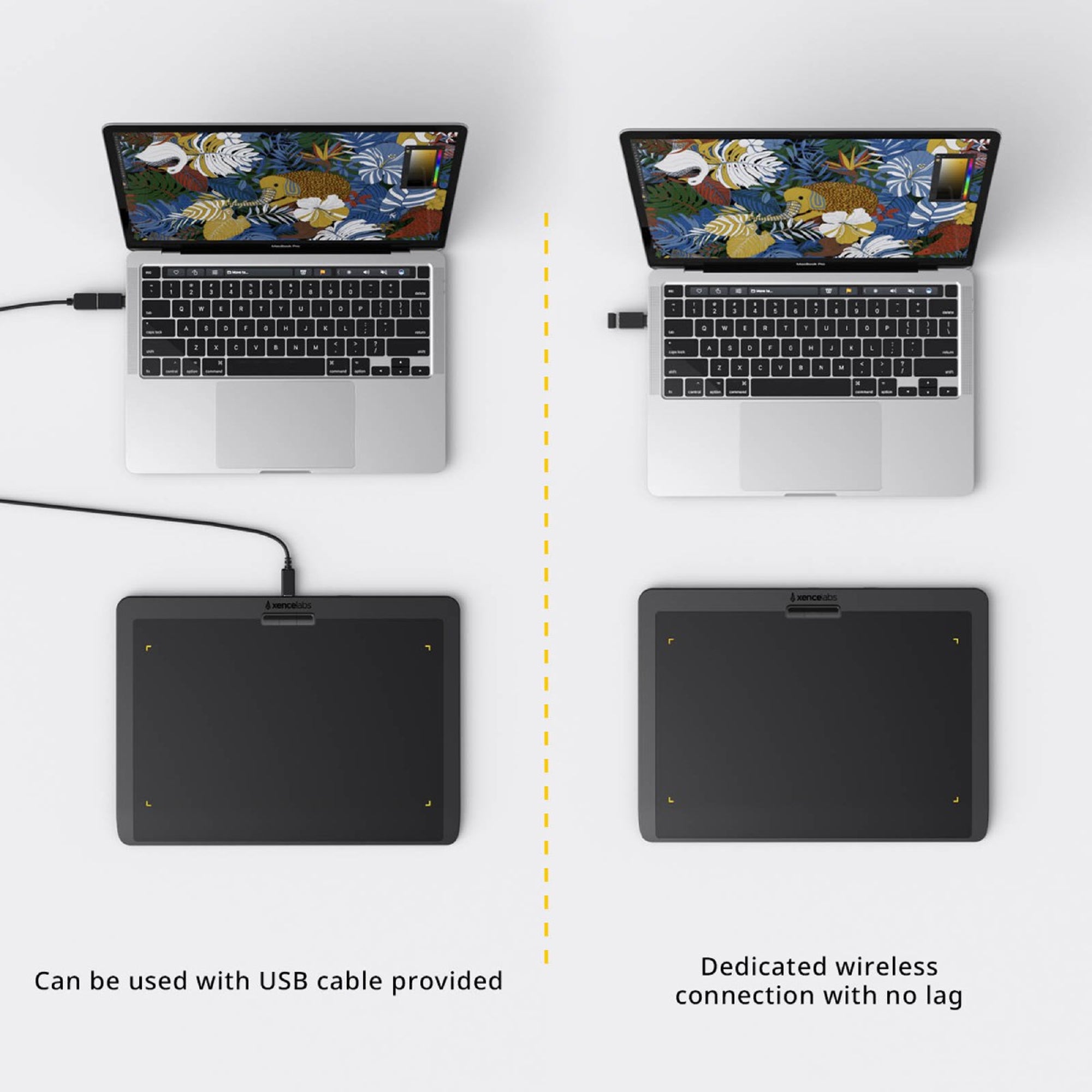 Xencelabs Pen Tablet Medium Bundle graphics tablet connections