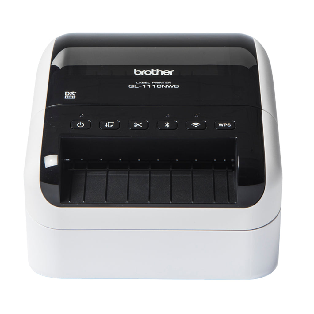 Brother QL-1110NWBC shipping and barcode label printer front