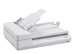 Ricoh SP-1425 A4 document scanner with ADF and flatbed 25ppm USB 2.0 right open
