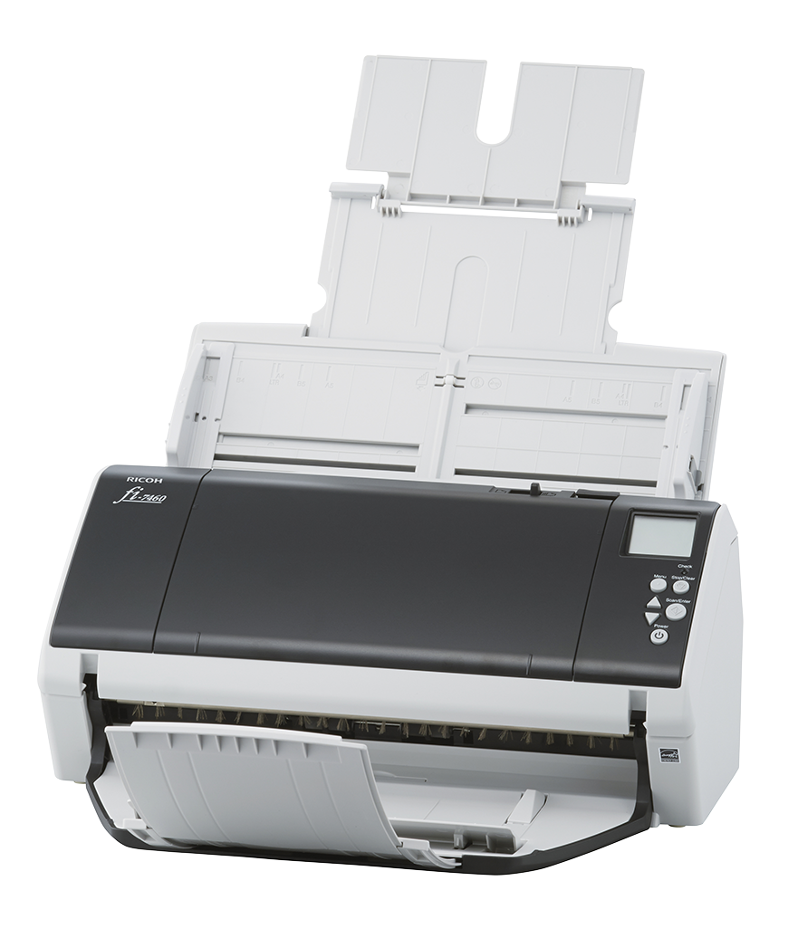 Ricoh fi-7460 A3 workgroup document scanner 60ppm USB 3.2 left