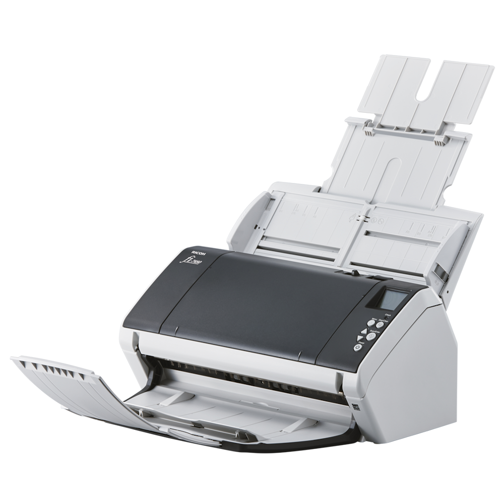 Ricoh fi-7480 A3 workgroup document scanner 80ppm USB 3.2 front right