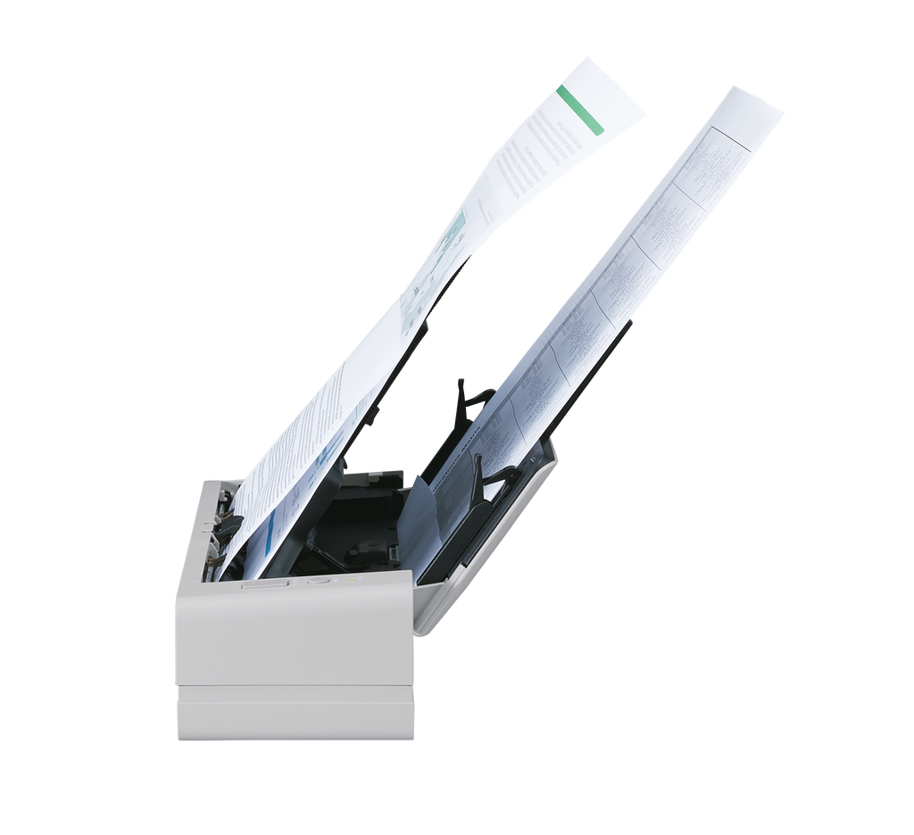 Ricoh fi-800R A4 ID and document scanner 40ppm USB 3.2 side with media