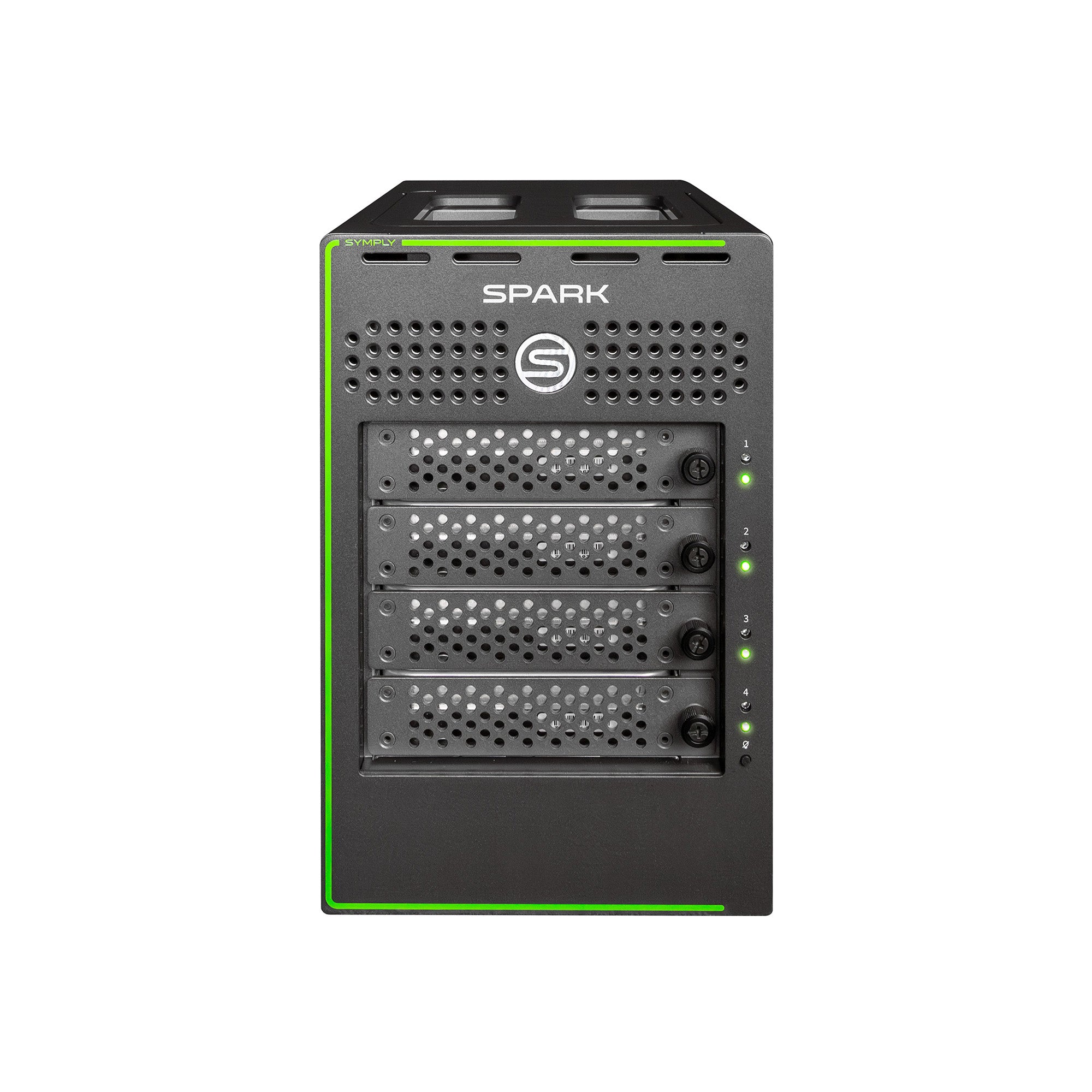 SymplySPARK 4 bay RAID front