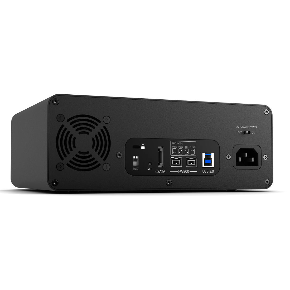 Glyph StudioRAID desktop external RAID hard drive 7200rpm USB 3.0 Firewire 800 and eSATA rear