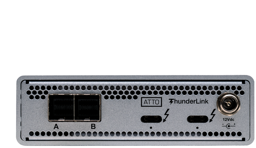 ATTO Thunderlink TLSH-3128-DE0 rear