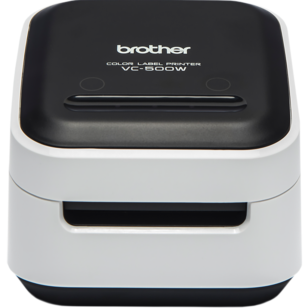 Brother VC-500WCR full colour label printer USB 2.0, Wi-Fi, up to 50mm wide labels front