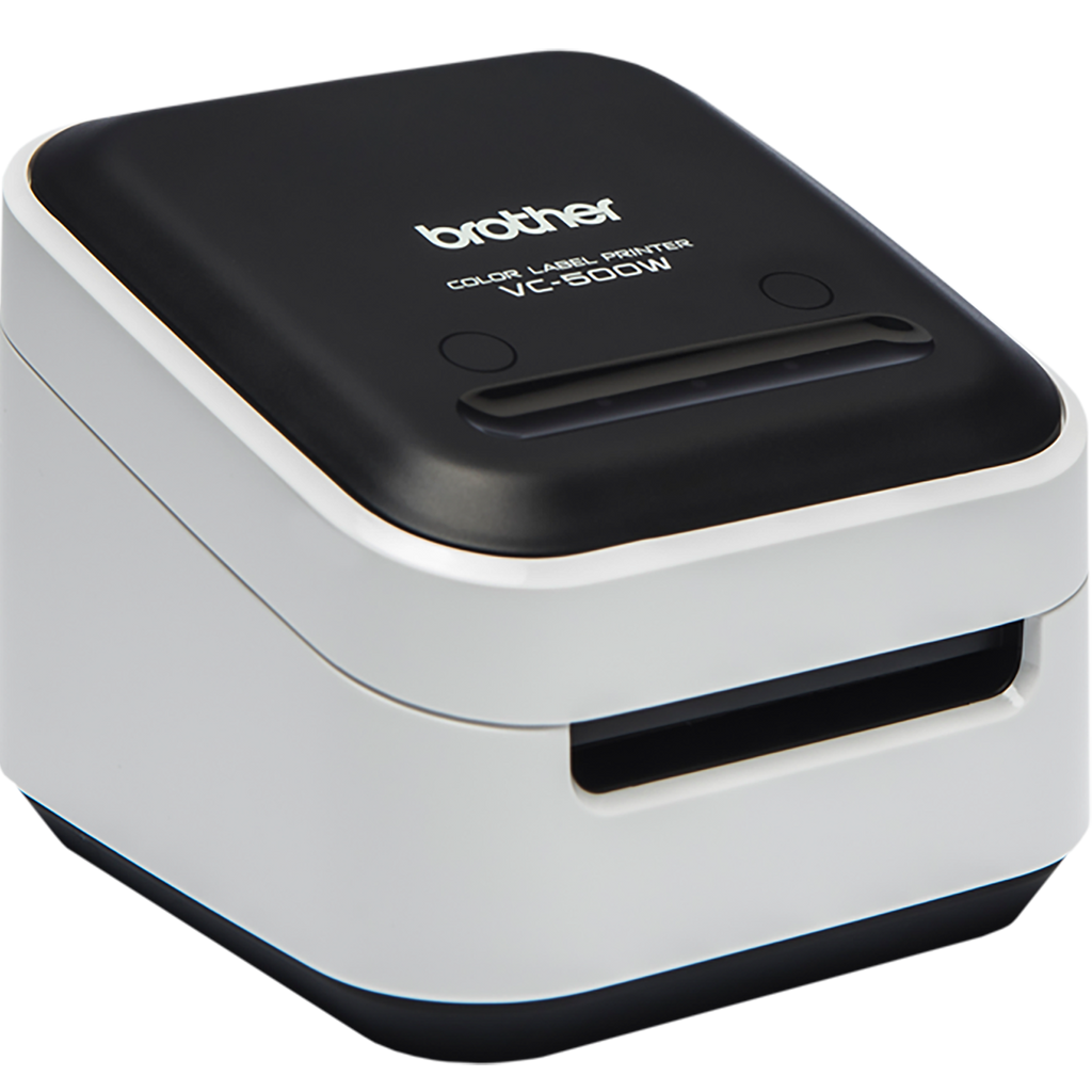 Brother VC-500WCR full colour label printer USB 2.0, Wi-Fi, up to 50mm wide labels right