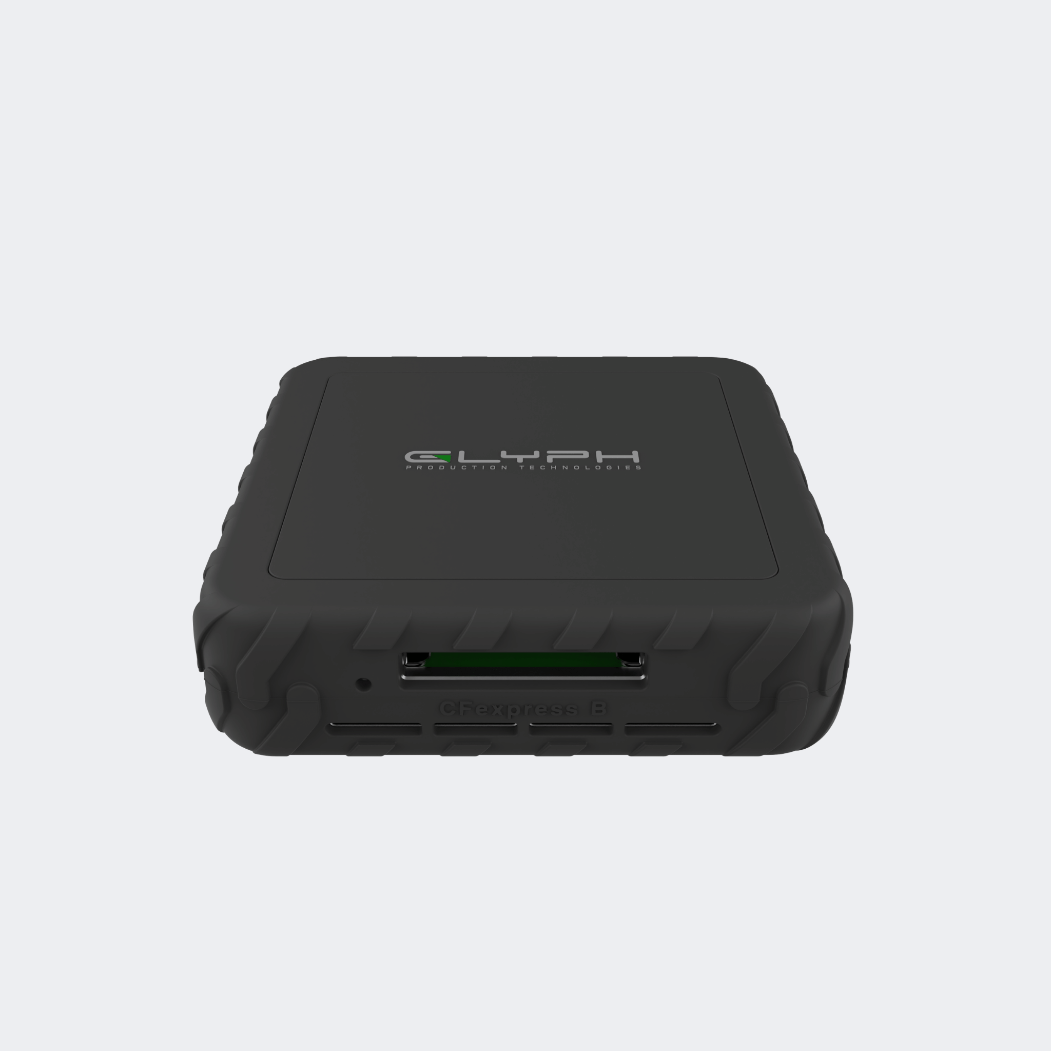 Glyph Capture+ CFexpress card reader front and top