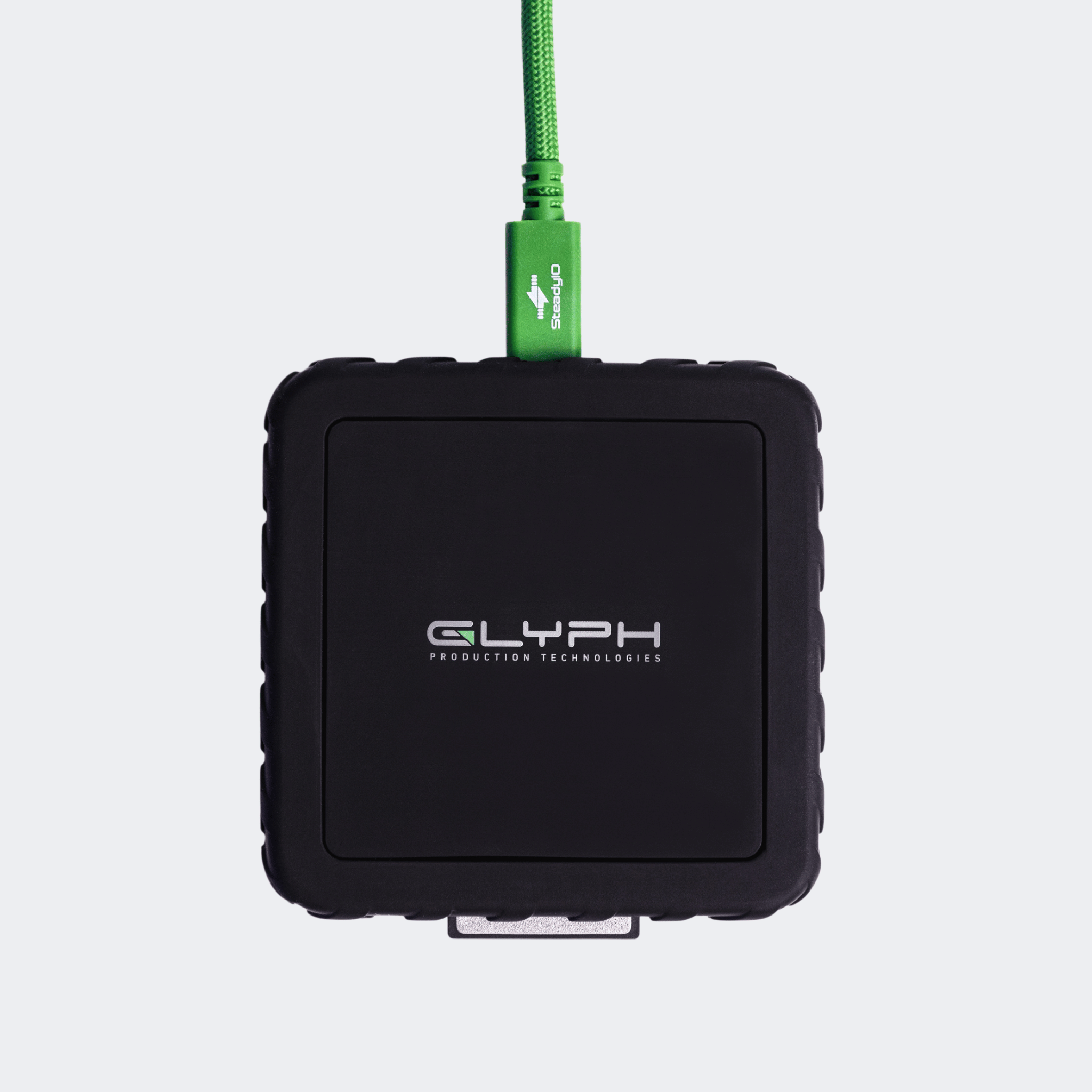 Glyph Capture+ CFexpress card reader with green cable