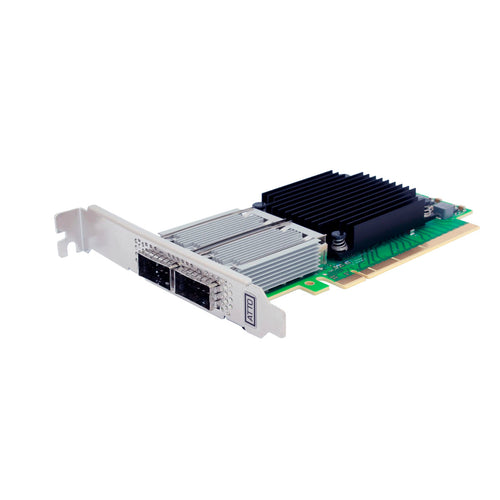 ATTO FastFrame dual port 10/25/40/50/100 GbE PCI 3.0 Ethernet network adapter including QSFP28 FFRM-N312-000