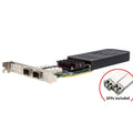 ATTO FastFrame N422 AIR dual port 25 GbE x8 PCI 3.0 2x SFP28 Ethernet network adapter front