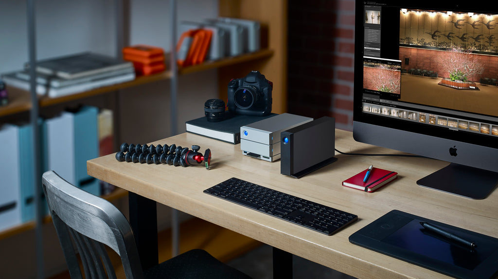 LaCie d2 Professional desktop external hard drive 7200 RPM USB 3.2 Gen 2 (USB-C) lifestye