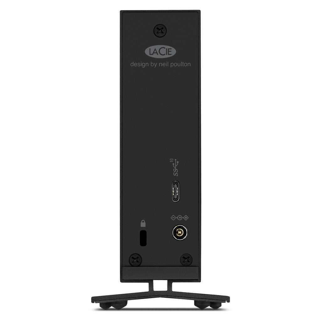 LaCie d2 Professional desktop external hard drive 7200 RPM USB 3.2 Gen 2 (USB-C) rear