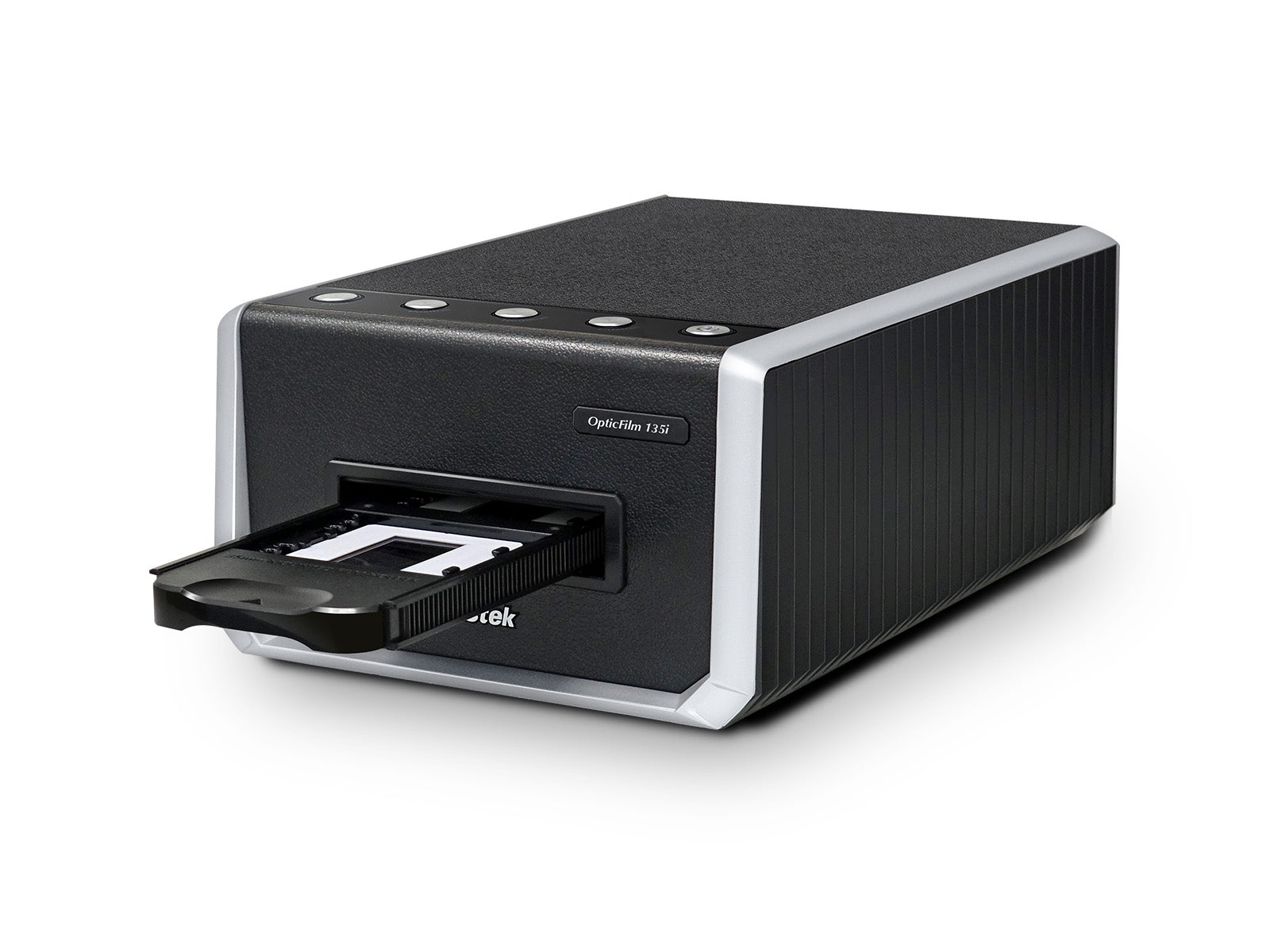 Plustek OpticFilm 135i 35mm film scanner 7200 dpi USB 2.0 left