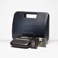 Brother PT-D210VP office desktop portable label printer with carry case