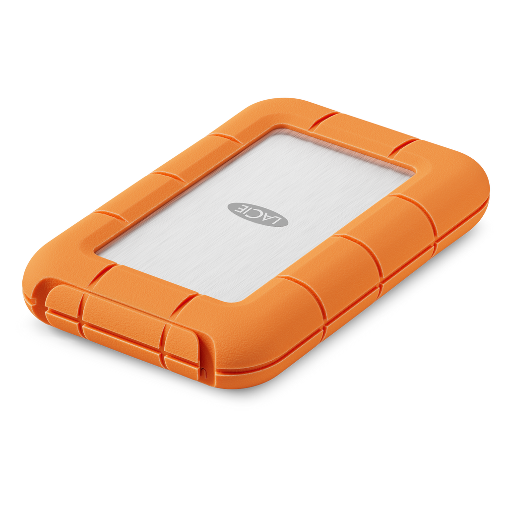 LaCie Rugged SSD4 1TB portable external SSD drive USB 40 Gbps and Thunderbolt 5 compatibility STND1000400 hero