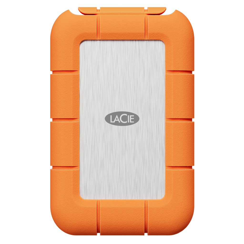 LaCie Rugged SSD4 1TB portable external SSD drive USB 40 Gbps and Thunderbolt 5 compatibility STND1000400