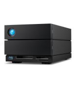 LaCie 2big Dock V.2 36TB desktop Thunderbolt 3 dual-disk hardware RAID drive with CFexpress B, CFast 2.0 and SD card slots and USB 3.2 type A hub STLG36000400