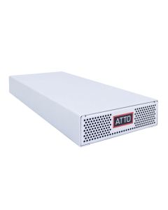 ATTO XtremeCore 8100T dual 10Gb Ethernet 2x LC SFP+ to 4 port 12Gb SAS Intelligent Bridge (tape storage only) XCET-8100-TSE