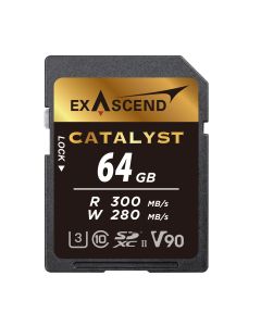 ExAscend Catalyst SD card SDXC 64GB UHS-II V90 memory card EX64GSDU2