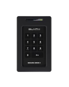 Glyph SecureDrive+ encrypted SSD drive with keypad 8TB mobile bus-powered USB-C (3.2 Gen1) SDPLSSD8000KP