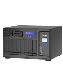 QNAP TVS-H1288X-W1250-16G 12-Bay Tower NAS Intel Xeon W-1250 16GB memory (optional Thunderbolt 3) and 10GbE Ethernet LAN