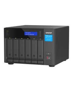 QNAP TVS-H674-i3-16G 6-Bay Tower NAS Intel Core i3 16GB memory 2.5GbE Ethernet LAN